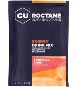 GU Roctane Energy Drink Mix (10ct Box) -Swimming Equipment 5670657392808 tropicalfruit 2a