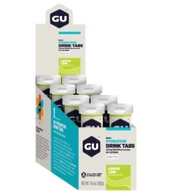 GU Hydration Drink Tabs (8 Pack) 30 GU Hydration Drink Tabs (8 Pack) -Swimming Equipment 5670658605224 lemonlime