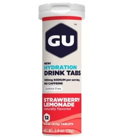 GU Hydration Drink Tabs (8 Pack) 33 GU Hydration Drink Tabs (8 Pack) -Swimming Equipment 5670658834600 strawberrylemonade 3a