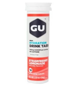 GU Hydration Drink Tabs (8 Pack) 34 GU Hydration Drink Tabs (8 Pack) -Swimming Equipment 5670658834600 strawberrylemonade 4a