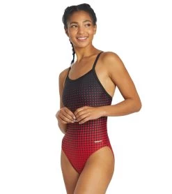 Molecule Thin Strap One Piece Swimsuit