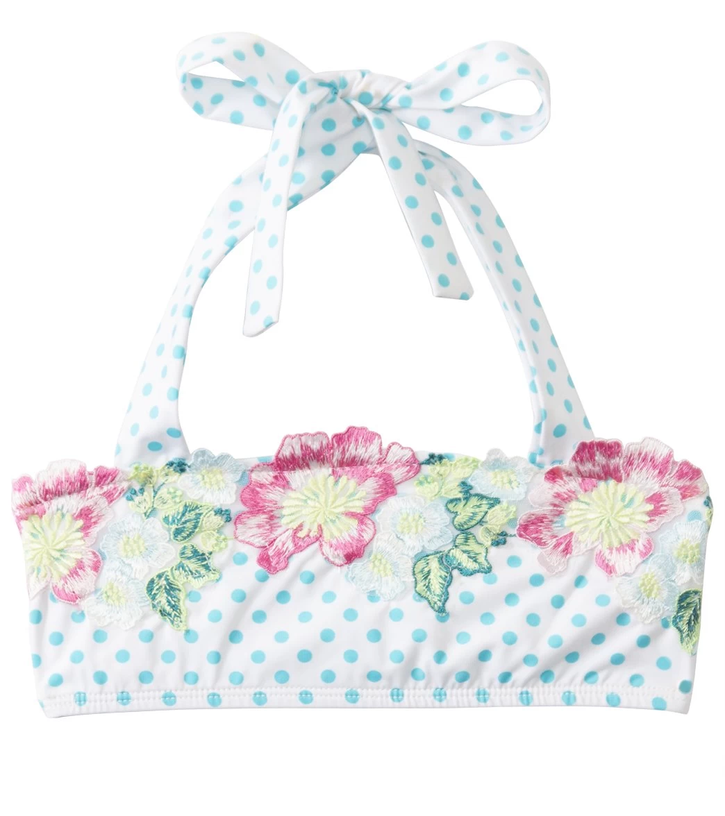 Girls' Garden Party Polka Dot Halter Top (7yrs-14yrs) 1 Girls' Garden Party Polka Dot Halter Top (7yrs-14yrs)