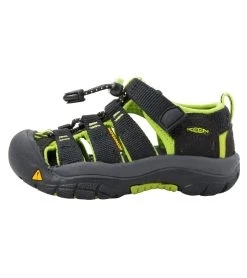 Keen Children's Newport H2 Water Shoes 6 Keen Children's Newport H2 Water Shoes -Swimming Equipment 5671129776296 blacklimegreen 3a