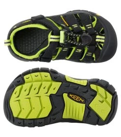 Keen Children's Newport H2 Water Shoes 7 Keen Children's Newport H2 Water Shoes -Swimming Equipment 5671129776296 blacklimegreen 4a