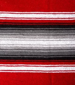 Diamond Design Mexican Yoga Blanket -Swimming Equipment 5671455326376 red 4a