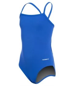 HydroLast Solid Thin Strap One Piece Swimsuit Youth (22-28)