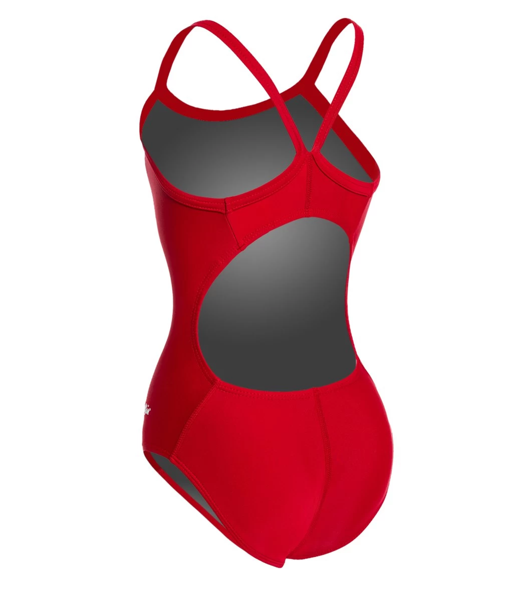 Xtra Life Lycra Solid Youth V-2 Back One Piece Swimsuit 2 Xtra Life Lycra Solid Youth V-2 Back One Piece Swimsuit - Image 2