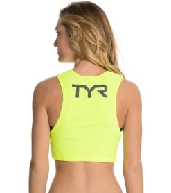 TYR Hi-Vis Pinnie Vest -Swimming Equipment 5671699972264 flyellow 3a