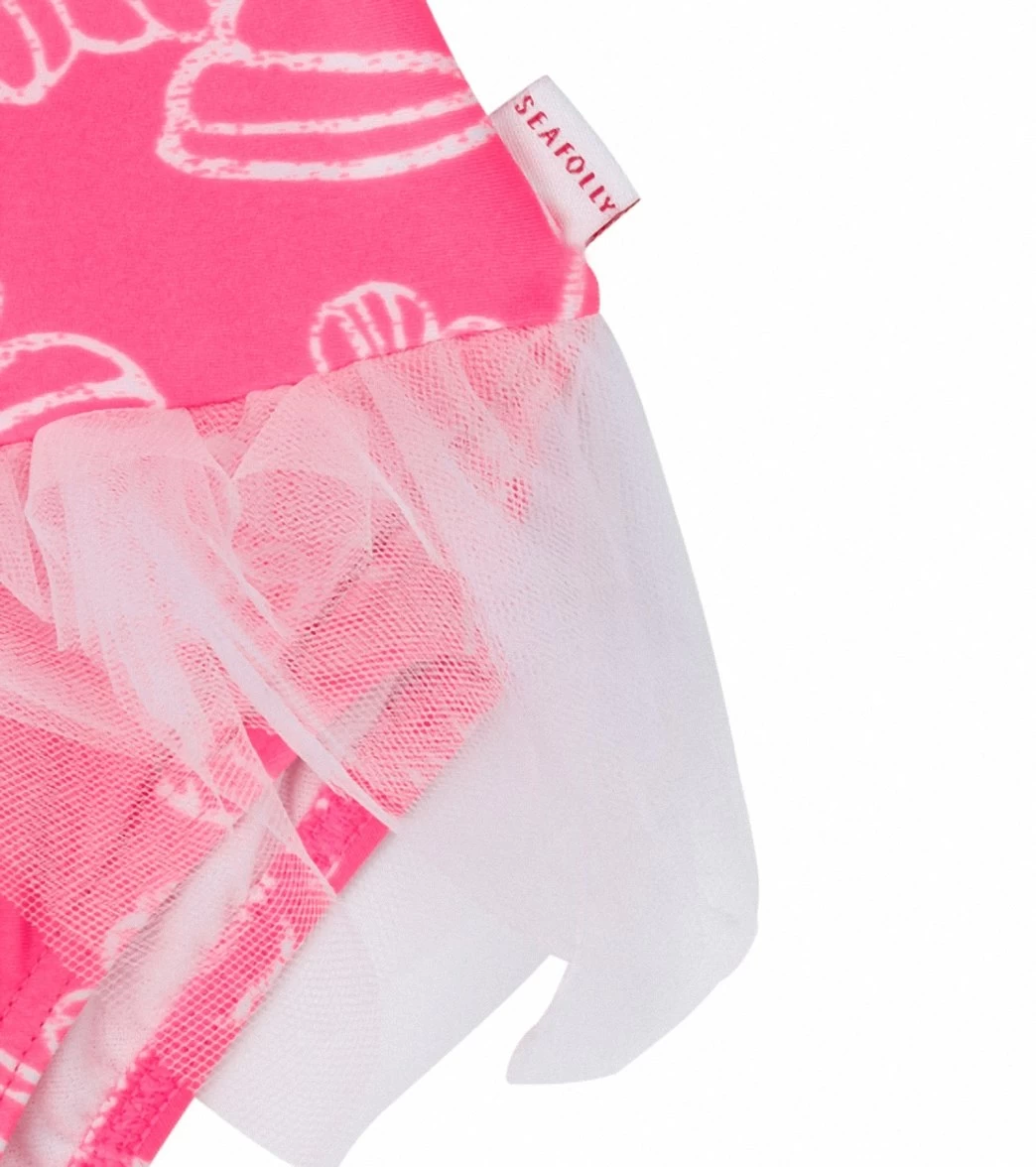 Seafolly Girls' Neon Pop Ballerina Tutu One Piece (6-24mos) 2 Seafolly Girls' Neon Pop Ballerina Tutu One Piece (6-24mos) - Image 2