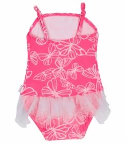 Seafolly Girls' Neon Pop Ballerina Tutu One Piece (6-24mos) 5 Seafolly Girls' Neon Pop Ballerina Tutu One Piece (6-24mos) -Swimming Equipment 5671835271336 flamingo 3a