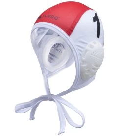 TURBO Standard Water Polo Caps Set -Swimming Equipment 5671928561832 white 3a