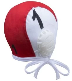 TURBO Standard Water Polo Caps Set -Swimming Equipment 5671928561832 white 4a