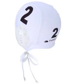 TURBO Standard Water Polo Caps Set -Swimming Equipment 5671928561832 white 6a