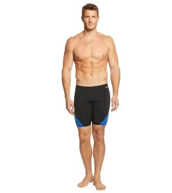 Men's Chloroban Color Block Jammer Swimsuit 7 Men's Chloroban Color Block Jammer Swimsuit -Swimming Equipment 5671972405416 blackroyalwhite 4a
