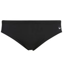 Nike Men's Solid Poly Brief Swimsuit -Swimming Equipment 5672070938792 black 3a