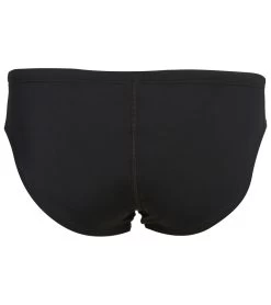 Nike Men's Solid Poly Brief Swimsuit -Swimming Equipment 5672070938792 black 4a