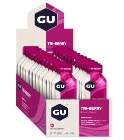 GU Energy Gel (24 Pack) -Swimming Equipment 5672073855144 triberry