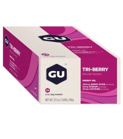 GU Energy Gel (24 Pack) -Swimming Equipment 5672073855144 triberry 3a