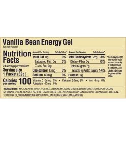 GU Energy Gel (24 Pack) -Swimming Equipment 5672075198632 vanillabean 4a
