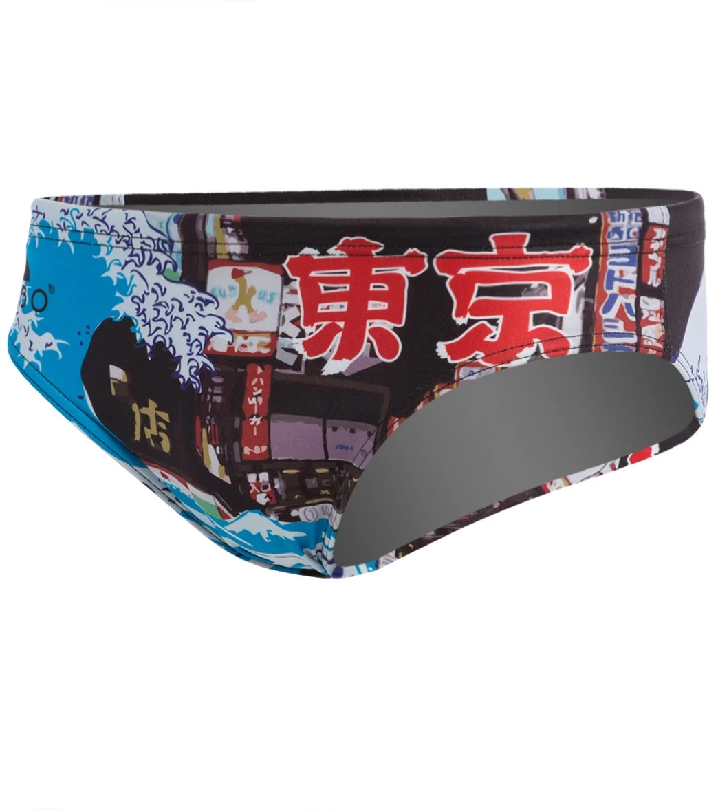 TURBO Men's Tokyo Water Polo Brief 2 TURBO Men's Tokyo Water Polo Brief - Image 2
