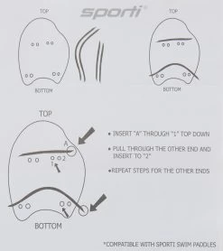 Paddle Replacement Tubing -Swimming Equipment 5672212037800 grey 3a