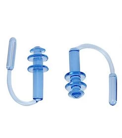 Ear Plugs With Hooks 12 Ear Plugs With Hooks -Swimming Equipment 5672229142696 lightblue 5a