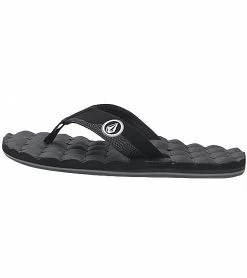 Volcom Men's Recliner Flip Flop 12 Volcom Men's Recliner Flip Flop -Swimming Equipment 5672258928808 blackwhite 6a
