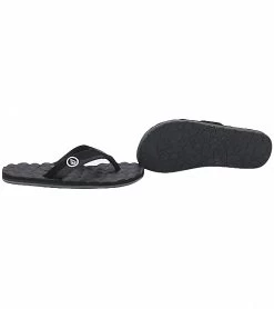 Volcom Men's Recliner Flip Flop 13 Volcom Men's Recliner Flip Flop -Swimming Equipment 5672258928808 blackwhite 7a