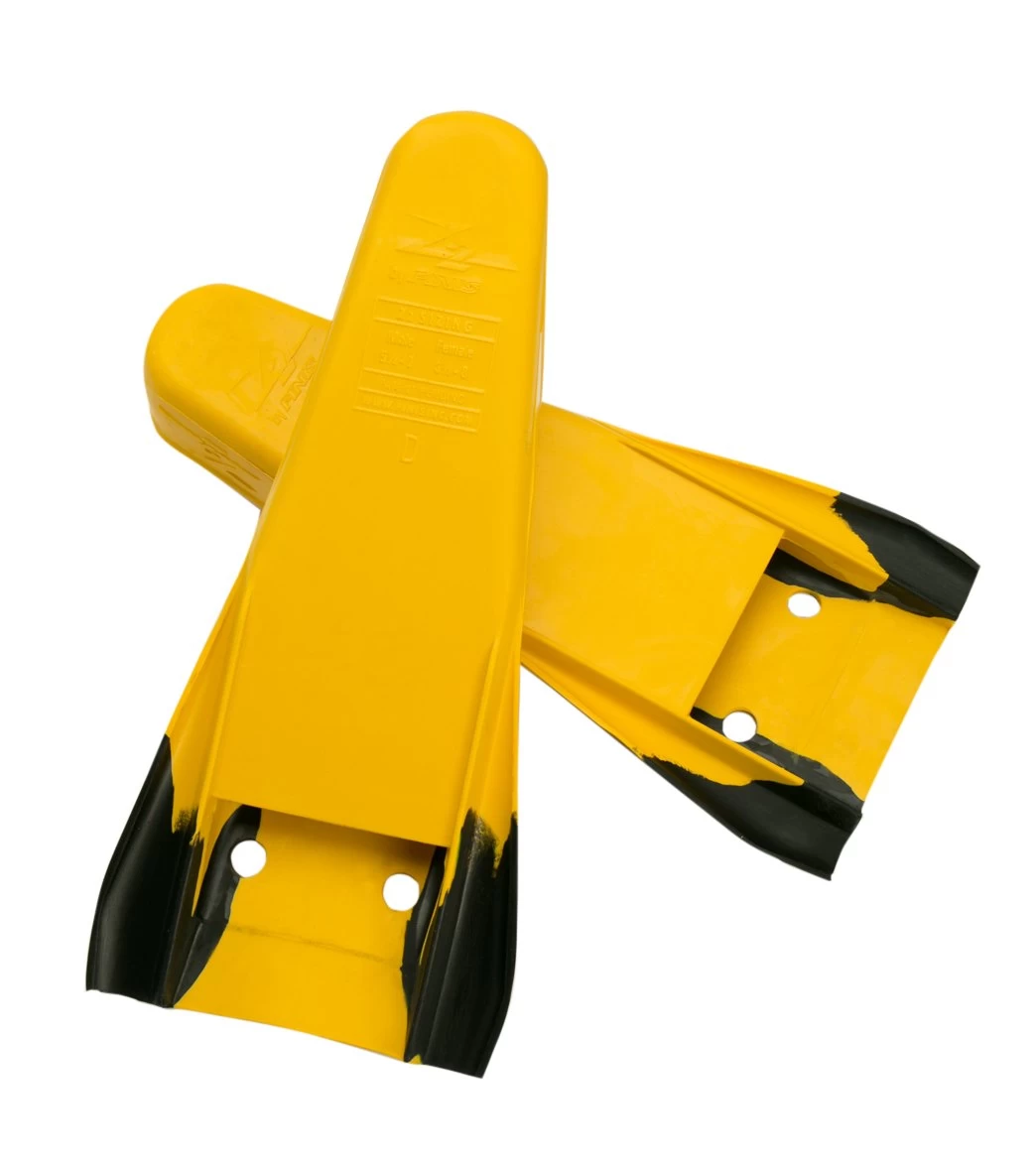 FINIS Z2 Gold Zoomers Swim Fins 2 FINIS Z2 Gold Zoomers Swim Fins - Image 2