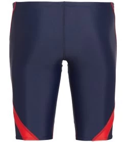 TYR Men's Alliance Splice Jammer Swimsuit -Swimming Equipment 5672366866600 navyred 3a