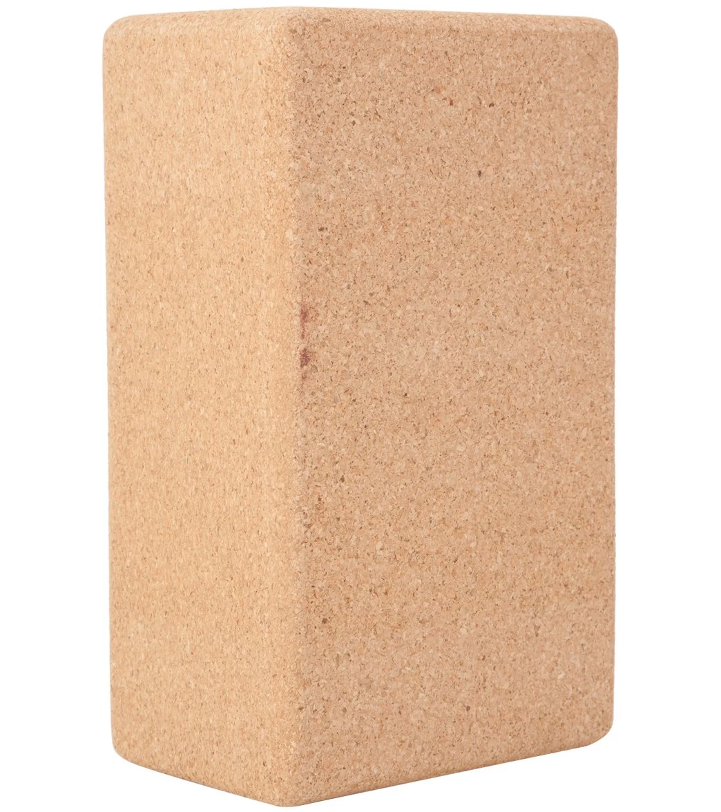 Cork Yoga Block 3.5 Inch 2 Cork Yoga Block 3.5 Inch - Image 2