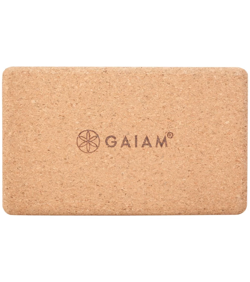 Gaiam Cork Yoga Block 3 Inch 3 Gaiam Cork Yoga Block 3 Inch - Image 3