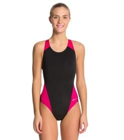 Ocean Racing By Color Block Performance Back One Piece Swimsuit