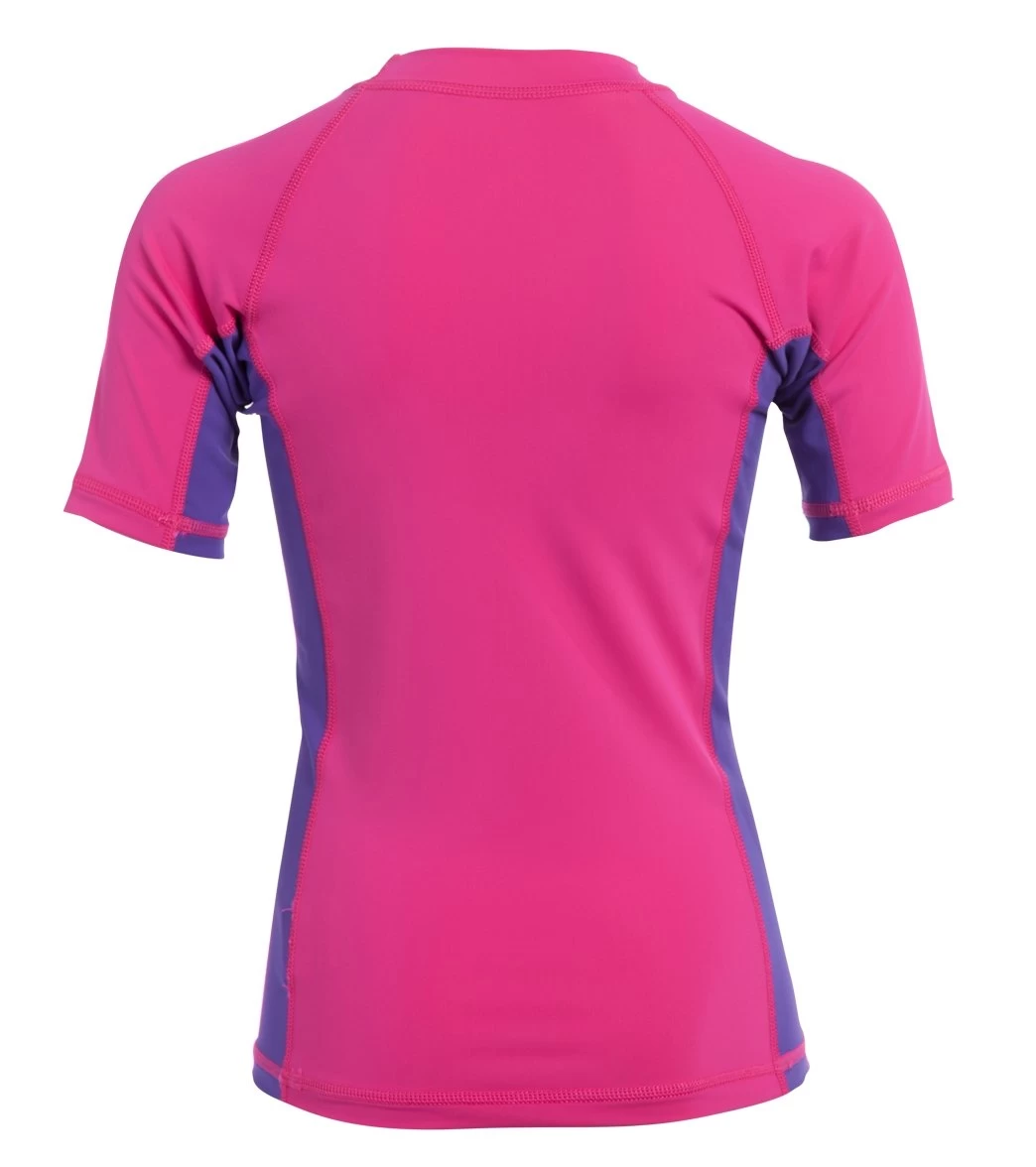 Youth Unisex S/S UPF 50+ Sport Fit Rash Guard 3 Youth Unisex S/S UPF 50+ Sport Fit Rash Guard - Image 3
