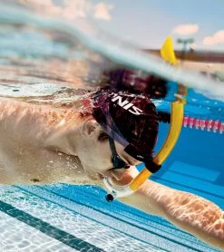 FINIS Swimmer's Swim Snorkel -Swimming Equipment 5672678621352 yellow 3a