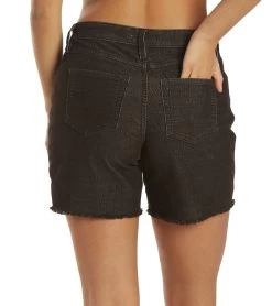Women's Oahu High Waisted 6" Shorts -Swimming Equipment 5677460914344 black 3a