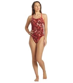 Nike Women's HydraStrong Fire Cut Out One Piece Swimsuit -Swimming Equipment 5677666664616 universityred 4a