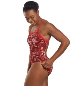 Nike Women's HydraStrong Fire Racerback One Piece Swimsuit 9 Nike Women's HydraStrong Fire Racerback One Piece Swimsuit -Swimming Equipment 5677669187752 universityred 5a