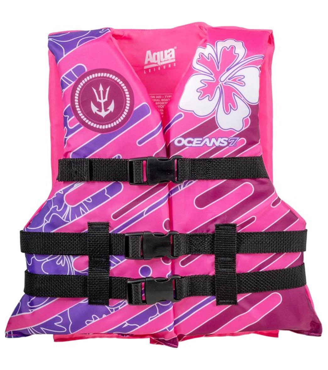 Kids' USCGA 3 Buckle Personal Flotation Device (50-90 Lbs.) 2 Kids' USCGA 3 Buckle Personal Flotation Device (50-90 Lbs.) - Image 2