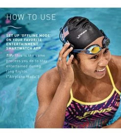FINIS Amnis Stream Headphones -Swimming Equipment 5678022426792 black 9a