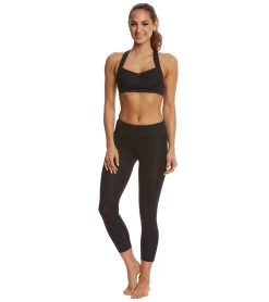 TYR Solid Kalani Swim Leggings -Swimming Equipment 5681853137064 black 4a