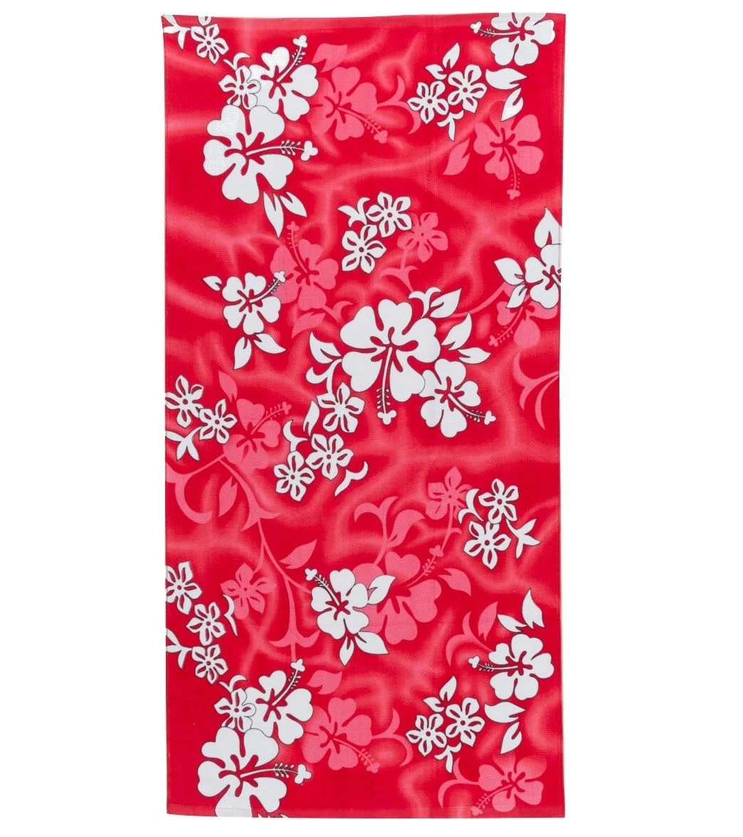 Sola 30" X 60" Hibiscus Towel 1 Sola 30" X 60" Hibiscus Towel