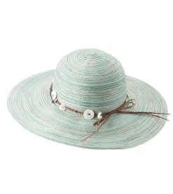 Sunday Afternoons Women's Caribbean Polyester Braid Sun Hat -Swimming Equipment 5685798600872 ocean 2a