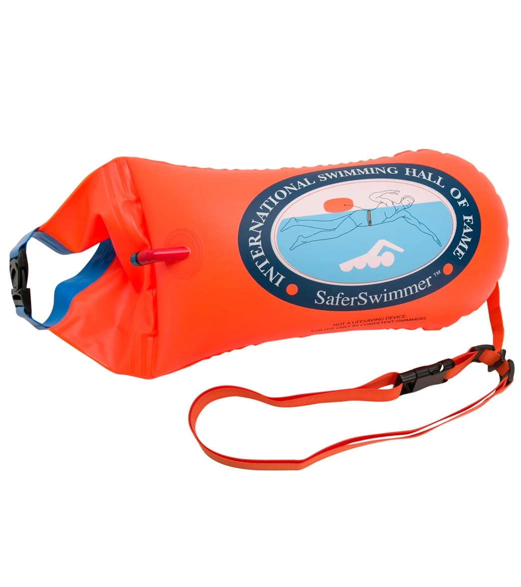 The SaferSwimmer FLOAT Swim Buoy 23"x10" 1 The SaferSwimmer FLOAT Swim Buoy 23"x10"