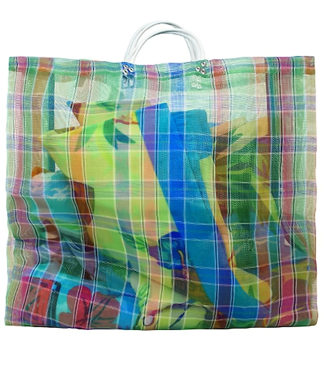 Beach Bag Nylon Tote Beach Bag 2 Beach Bag Nylon Tote Beach Bag - Image 2