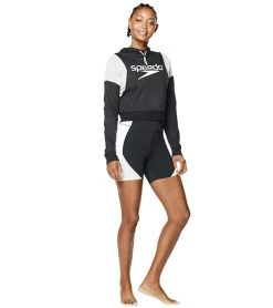 Speedo Active Women's Hoodie -Swimming Equipment 6110729961640 speedoblack 3a