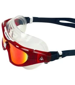 AQUASPHERE Vista Pro Mirrored Lens Mask 6 AQUASPHERE Vista Pro Mirrored Lens Mask -Swimming Equipment 6215487783080 redmirroredlensdarkbluered 3a