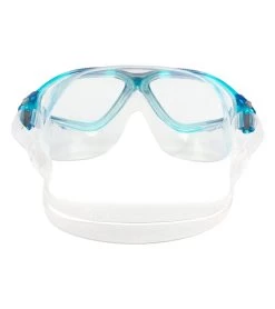 AQUASPHERE Vista Clear Lens Mask -Swimming Equipment 6215487979688 turquoisebluesilver 4a