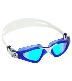 AQUASPHERE Kayenne Titanium Mirrored Lens Goggle -Swimming Equipment 6215489454248 bluemirroredlensdarkbluewhite 3a