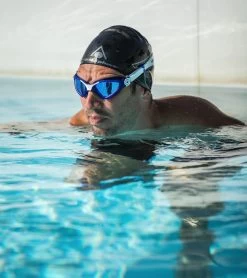 AQUASPHERE Kayenne Titanium Mirrored Lens Goggle -Swimming Equipment 6215489454248 bluemirroredlensdarkbluewhite 7a